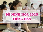 Đề minh hoạ 2025 Tiếng Hàn thi tốt nghiệp THPT